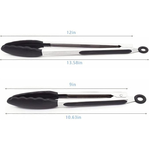 kafear Paslanmaz elik Servis Maa Seti(Siyah)