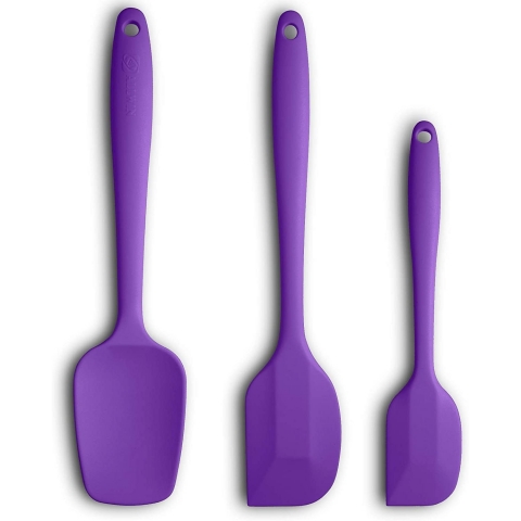 ALLWIN-HOUSEWARE Silikon Spatula Seti (3 Par�a, Mor)