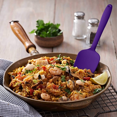 ALLWIN-HOUSEWARE Silikon Spatula Seti (3 Par�a, Mor)