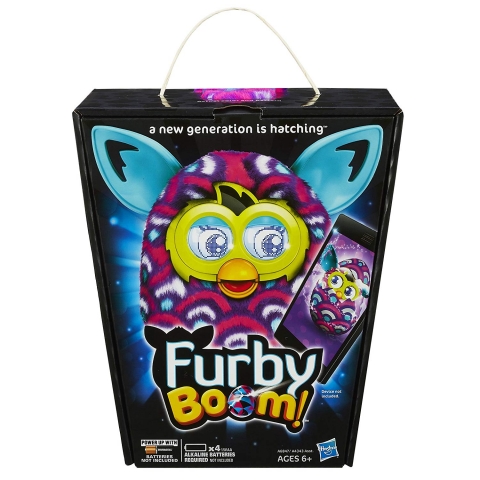 Furby Boom Purple Waves Plush Toy