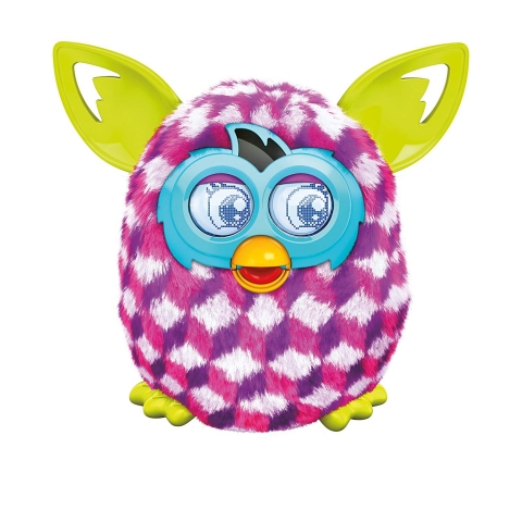 Furby Pink Cubes Boom Plush Toy