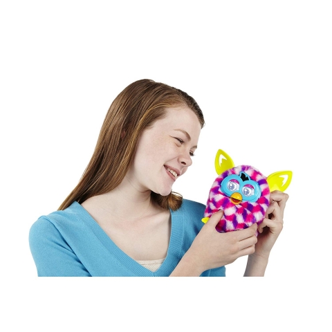 Furby Pink Cubes Boom Plush Toy