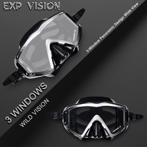 EXP VISION norkel Dal Maskesi (Siyah)