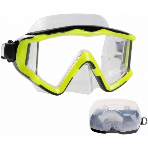 AQUA A DIVE SPORTS norkel Set (Beyaz/Sar)