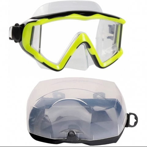 AQUA A DIVE SPORTS norkel Set (Beyaz/Sar)