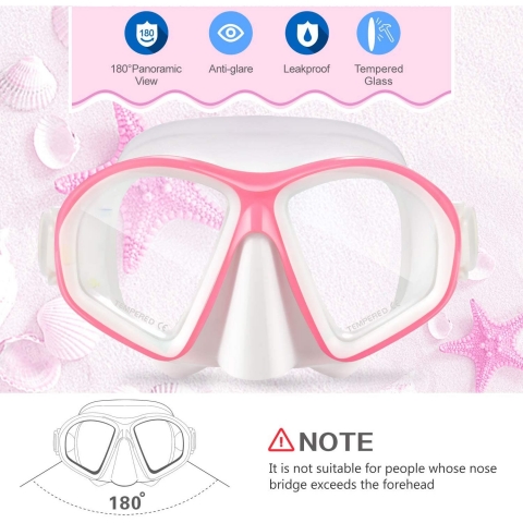 Supertrip norkel Dal Maskesi (Pembe)
