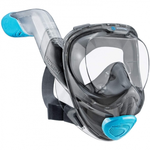 WildHorn Outfitters Seaview 180 V2 Full Face Snorkel Mask with FL