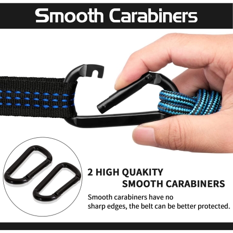 WoneNice ift Kiilik Nylon Hamak(Gri/Yeil)