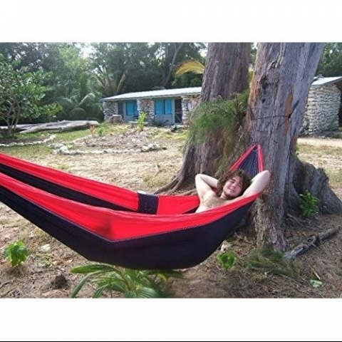 Hammock Bliss Tek Kiilik Pamuklu Hamak (Krmz)