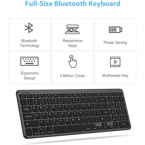 OMOTON 028HUI nce iPad in Bluetooth Klavye