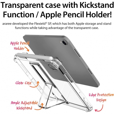 araree FLEXIELD SP Serisi iPad Mini 6 Standl Klf