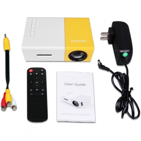 ZSWCBRT 400 Lumen Mini Projeksiyon Cihaz