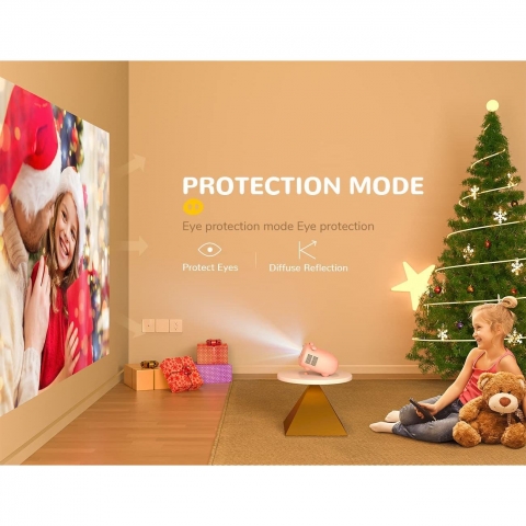 Anpiu 1080P Destekli Mini Projeksiyon Cihaz