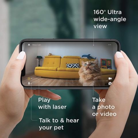 Petcube Play 2 Wi-Fi Akll Evcil Hayvan Kameras