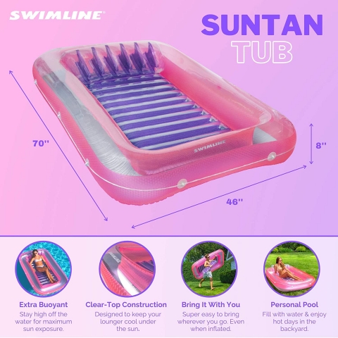 Swimline Deniz Yata(Pembe)