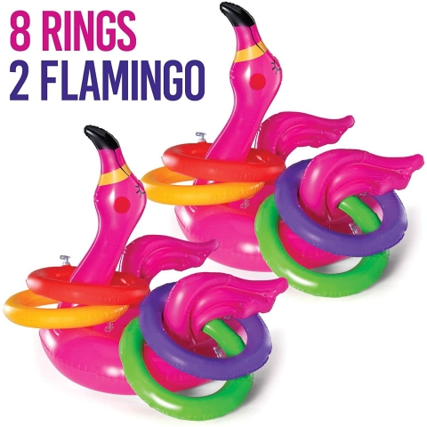 Top Race Flamingo Halka Atma Oyunu (Pembe, 2 Adet)