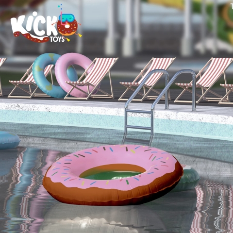 Kicko ocuk Deniz Simidi(Donut, 4 Adet)