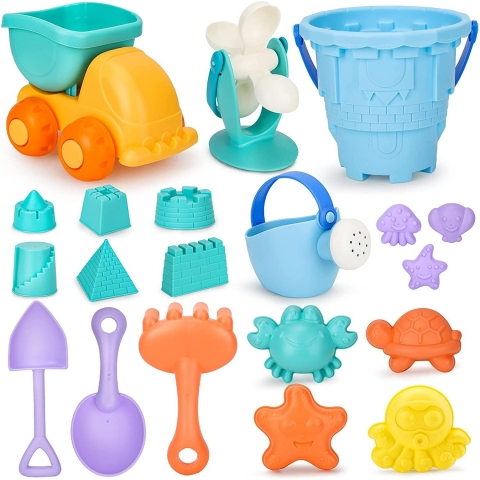 Sanlebi Plaj Kum Oyunca�� (Renkli, 20Par�a)