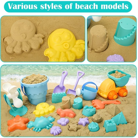 Sanlebi Plaj Kum Oyunca�� (Renkli, 20Par�a)