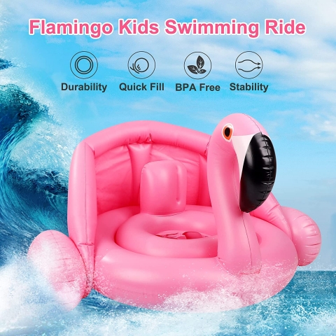 F FiGoal Bebek Deniz Simidi (Flamingo)