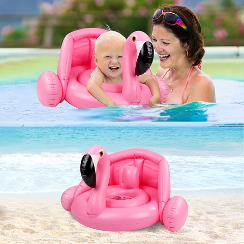 F FiGoal Bebek Deniz Simidi (Flamingo)