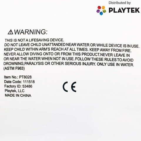 Playtek Toys ocuk Deniz Simidi (ok Renkli)