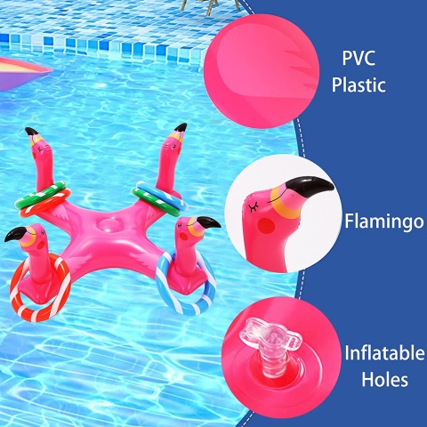 Dokeawo Havuz Halka Oyunu(Flamingo, 6 Para)