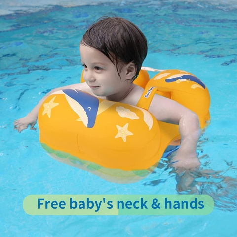 Free Swimming Baby Glgelikli Bebek Deniz Simidi (Sar)