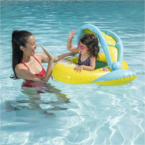 SwimWays Glgelikli Bebek Deniz Simidi (Sar)