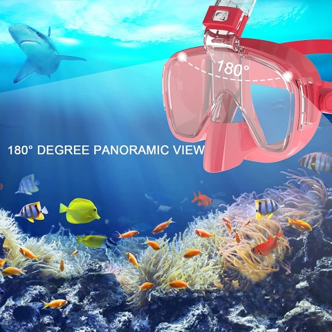 Bairuifu �norkel Set (S, Pembe)