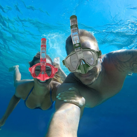 Bairuifu �norkel Set (S, Pembe)