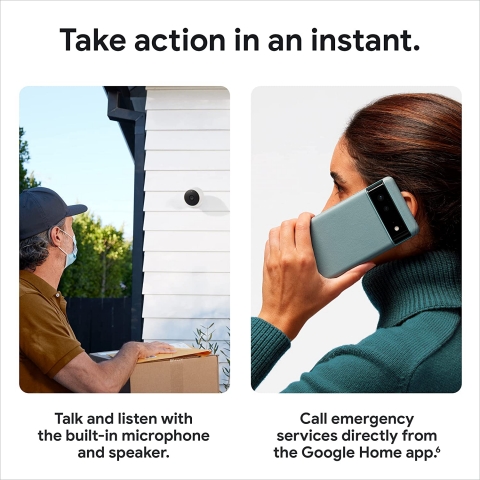 Google Nest Cam 2. Nesil D Mekan Akll Gvenlik Kameras