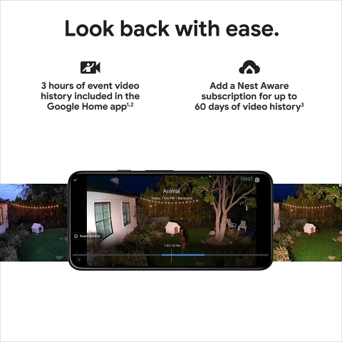Google Nest Cam Floodlight D Mekan Akll Gvenlik Kameras