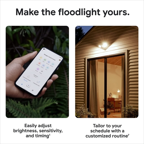 Google Nest Cam Floodlight D Mekan Akll Gvenlik Kameras
