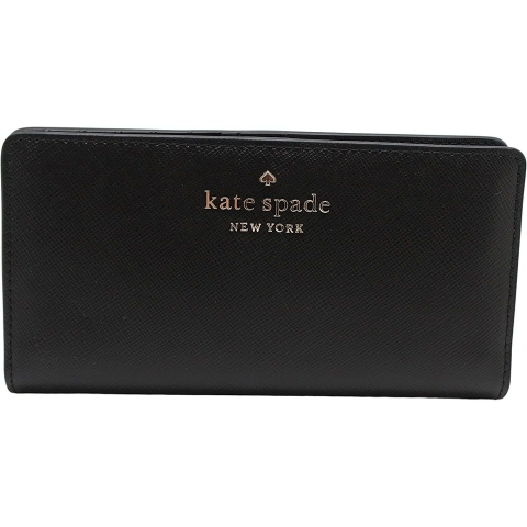 Kate Spade New York Unsex Deri Czdan(Siyah)