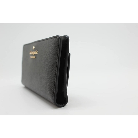 Kate Spade New York Unsex Deri Czdan(Siyah)