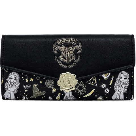 Loungefly Unisex Deri Czdan(Harry Potter Magical Elements)