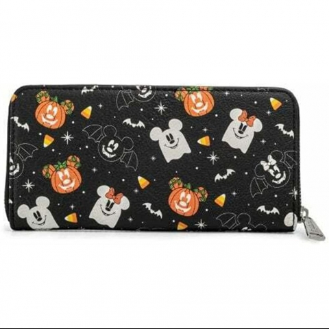 Disney Spooky Mice Loungefly Ziparound Kadn Czdan