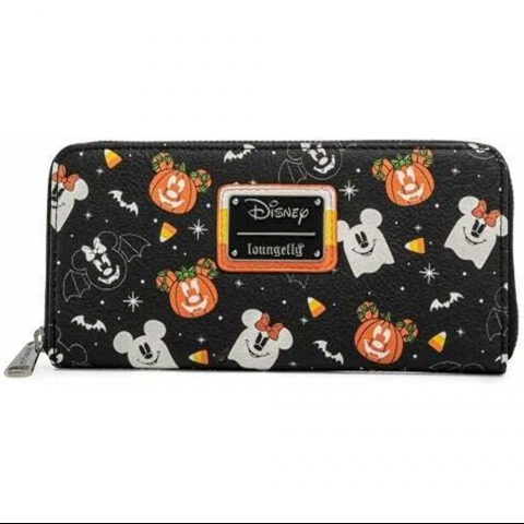 Disney Spooky Mice Loungefly Ziparound Kadn Czdan