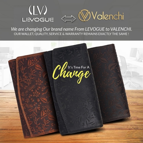 LEVOGUE RFID Un�sex Deri C�zdan (Kahve)