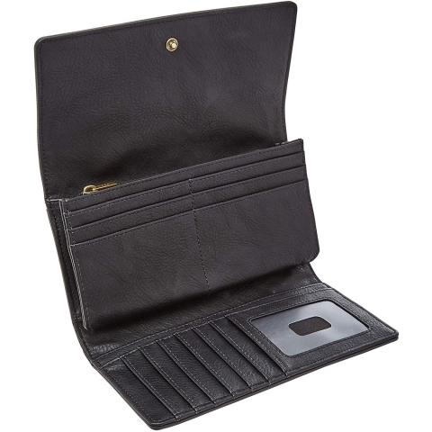 Fossil RFID Kad�n C�zdan(Siyah)