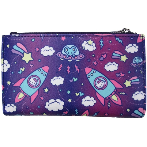 Loungefly x Hello Kitty Spaceship Allover-Print Kadn Czdan