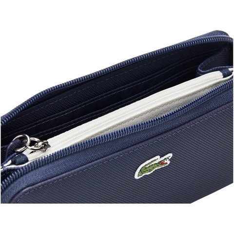 Lacoste L.12 Deri Kad�n C�zdan(Lacicvert)