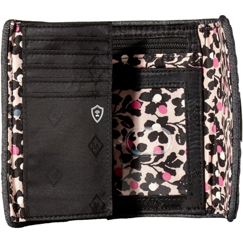 Vera Bradley RFID Kadn Czdan (Gri)