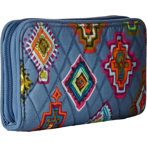 Vera Bradley RFID Kadn Czdan (Mavi)