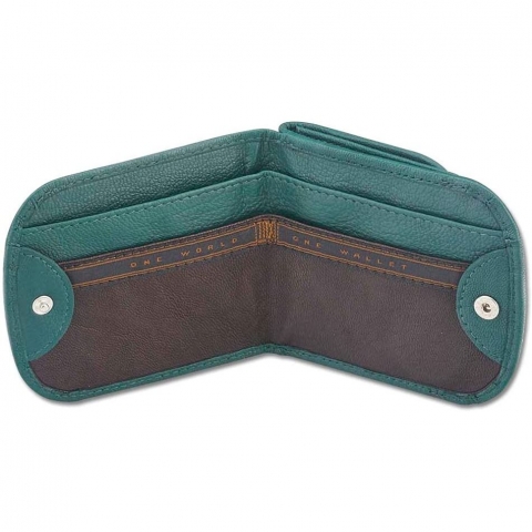 Taxi Wallet Kadn Deri Czdan (Yeil)