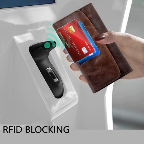 LEATHER SR RFID Kadn Deri Czdan(Koyu Kahverengi)