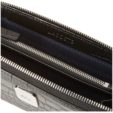 Lacoste Deri Kad�n C�zdan(Siyah)