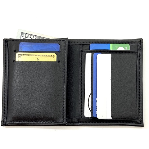 Perfect Fit Shield Wallets RFID Unsex Deri Kartlk (Siyah)