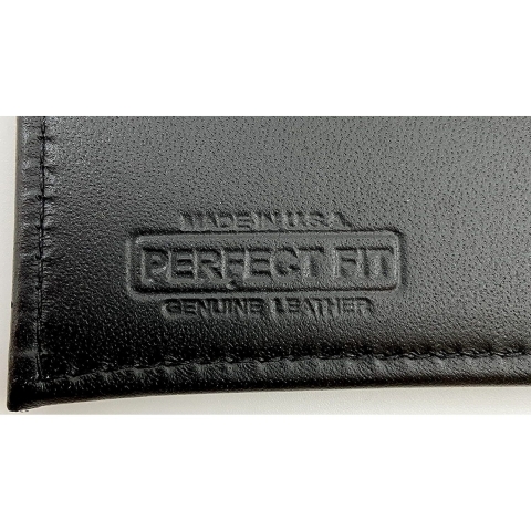 Perfect Fit Shield Wallets RFID Unsex Deri Kartlk (Siyah)